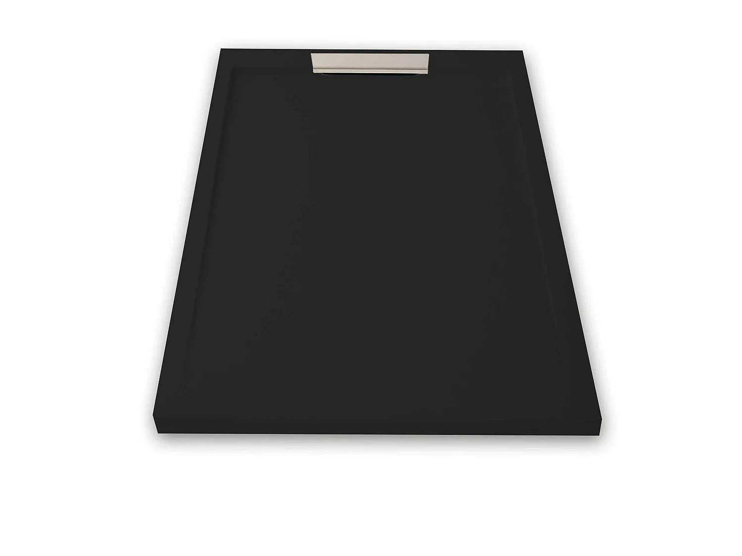Piatto doccia ultrasottile 90x180cm LUX in resina finitura ardesia nero