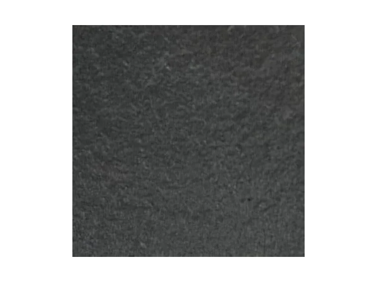 Mineralguss-Duschwanne extra flach LUX Schieferoptik schwarz 90x120cm Edelstahl in chrom
