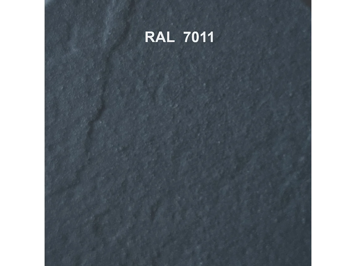 Mineralguss-Duschwanne extra flach DEXA Schieferoptik ANTHRAZIT 70x80 cm  Auslaufschutz in Farbe