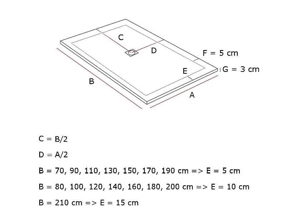 Plato de ducha pizarra DEXA ANTRACITA  80x90 cm rejilla inox