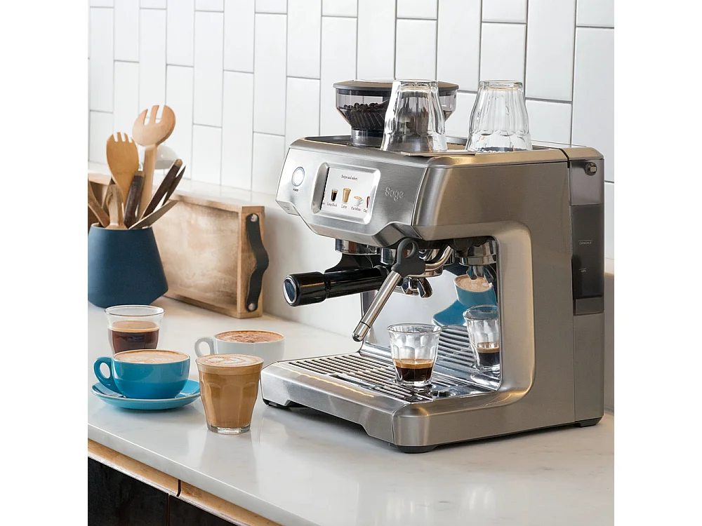 Sage Machine à expresso avec broyeur 15 bars inox brossé - SES880BSS4EEU1