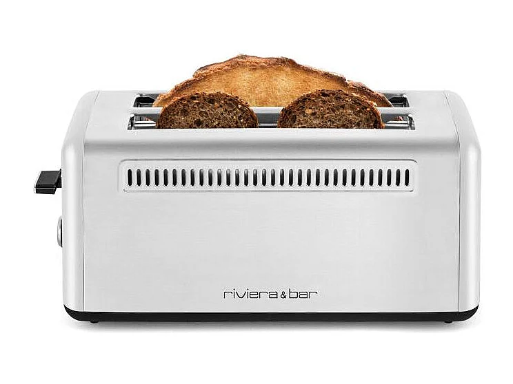 Grille pain 2 fentes estra-longues en inox