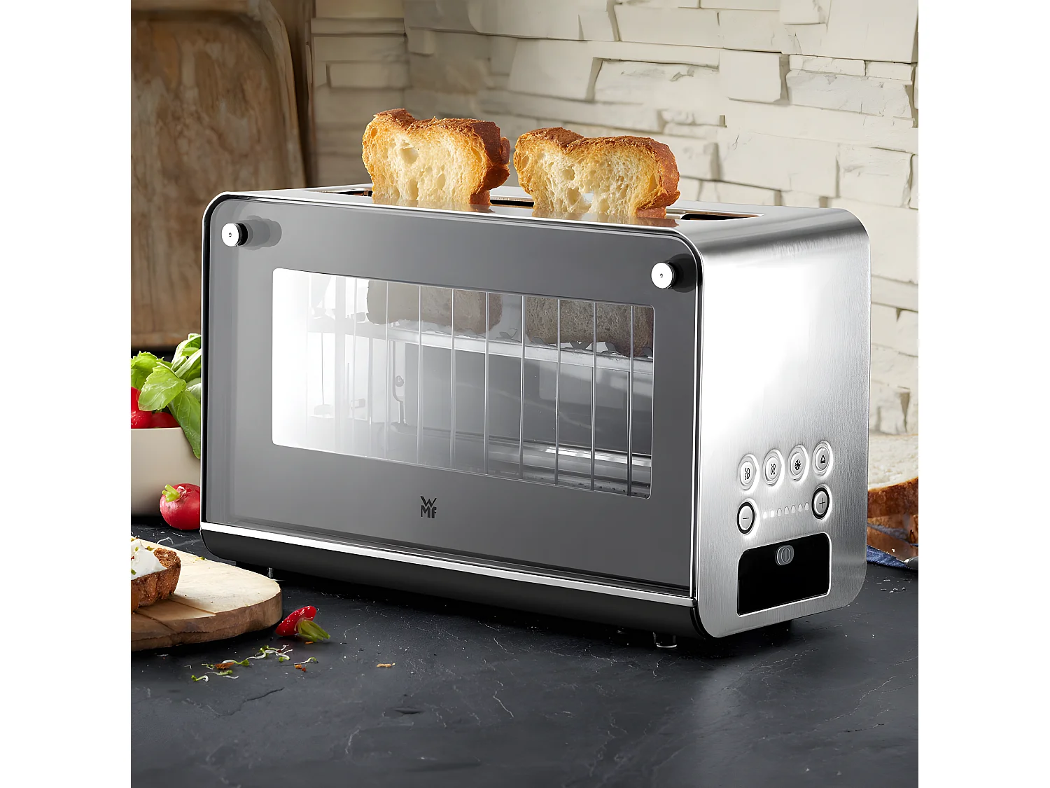 Grille pain en verre Lono