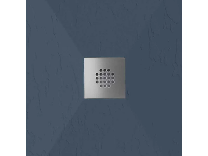 Plato de ducha pizarra DEXA ANTRACITA  70x100 cm rejilla inox