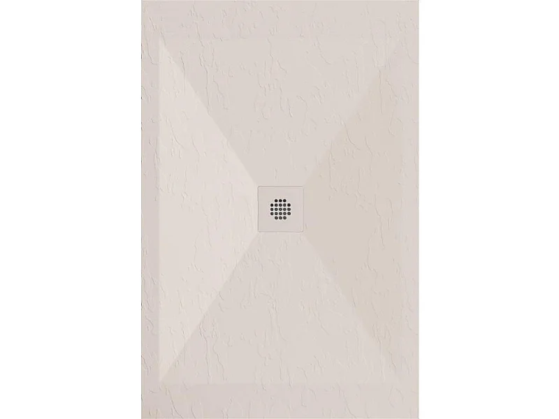 Plato de ducha pizarra DEXA crema  70x190 cm rejilla color