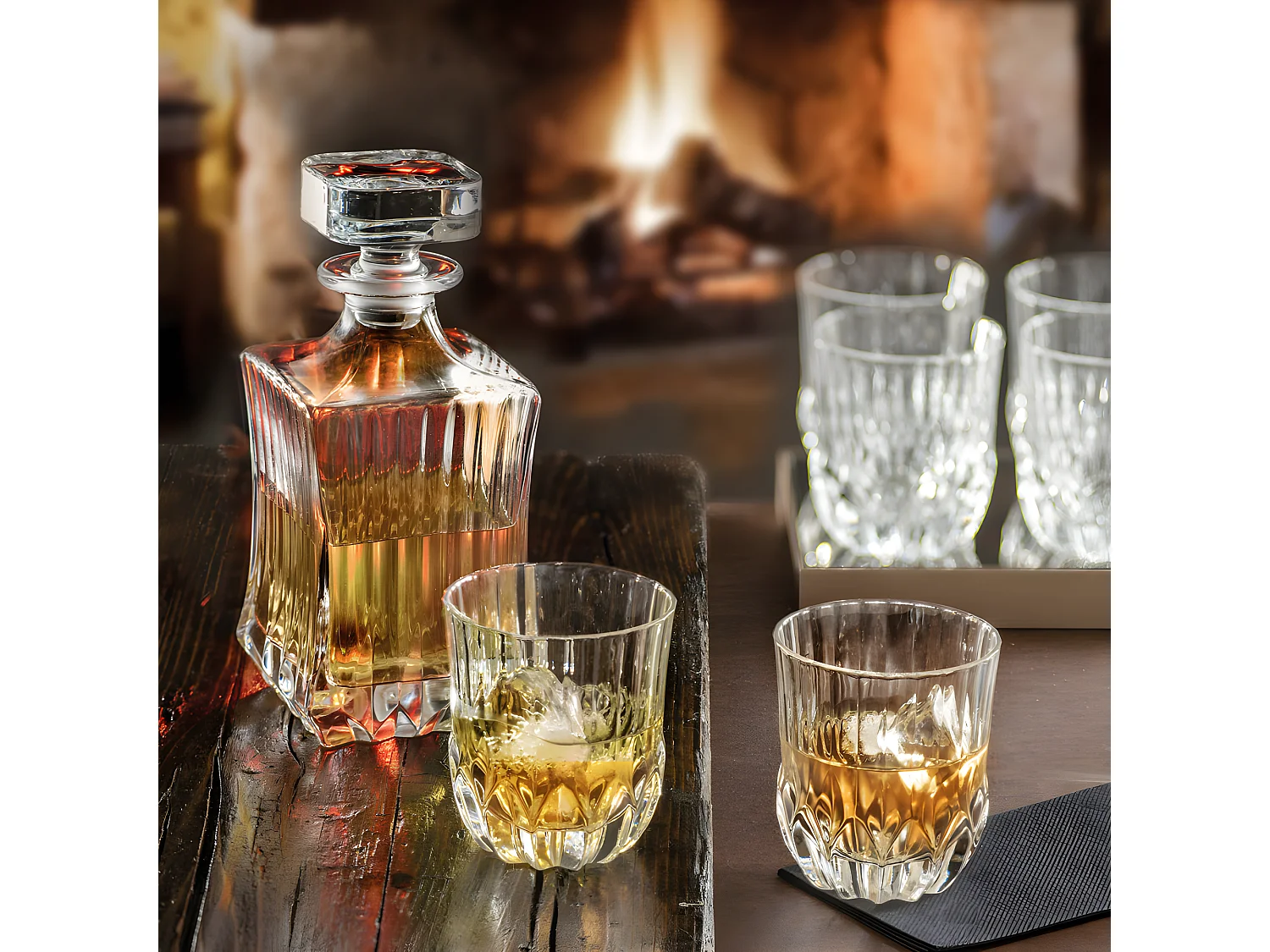 Boite de 6 gobelets à whisky Adagio 35 cl