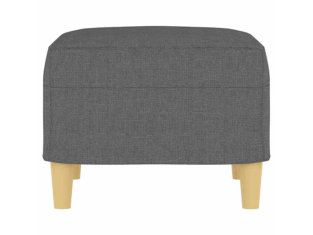 Fußhocker Dunkelgrau 60x50x41 cm Stoff