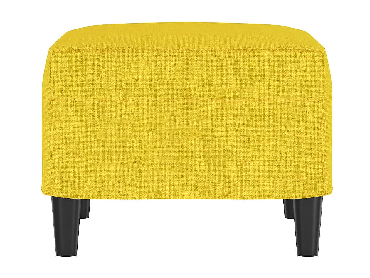 Fußhocker Hellgelb 60x50x41 cm Stoff