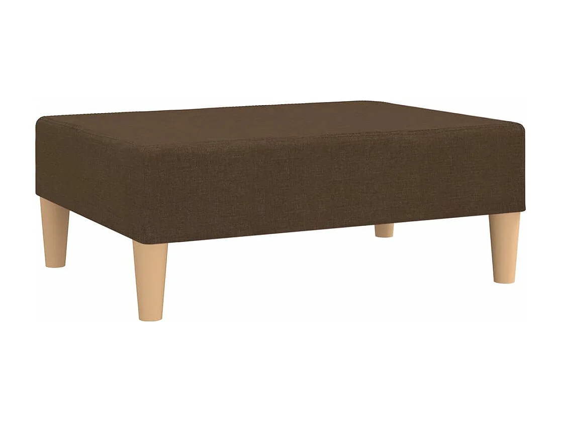 Repose-pied Marron 78x56x32 cm Tissu
