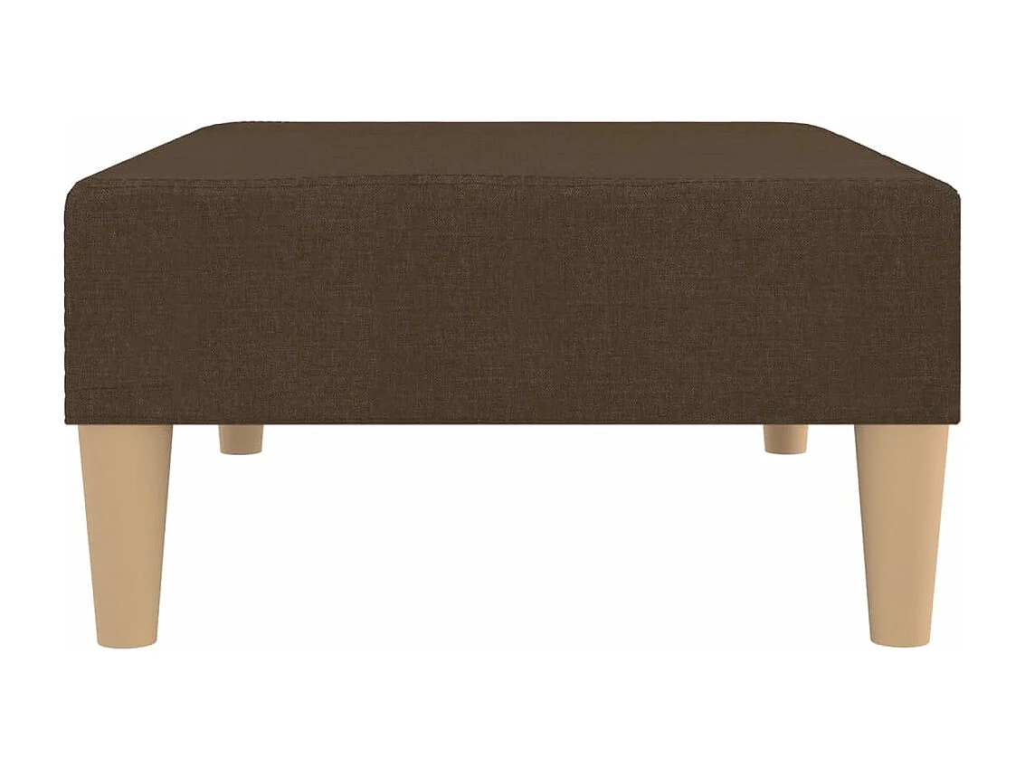 Repose-pied Marron 78x56x32 cm Tissu