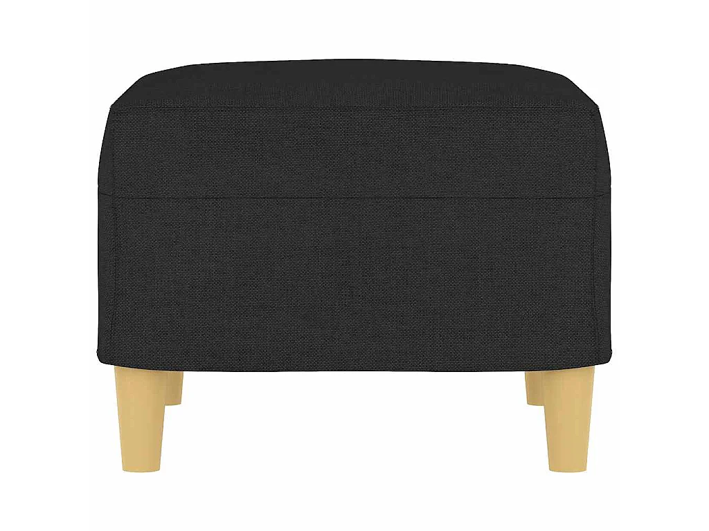 Fußhocker Schwarz 60x50x41 cm Stoff