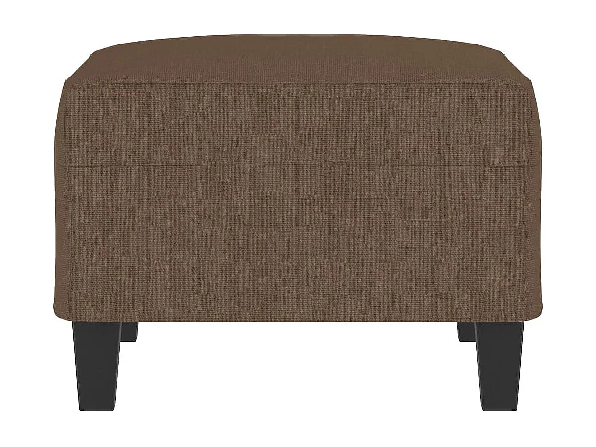 Repose-pied Marron 70x55x41 cm Tissu