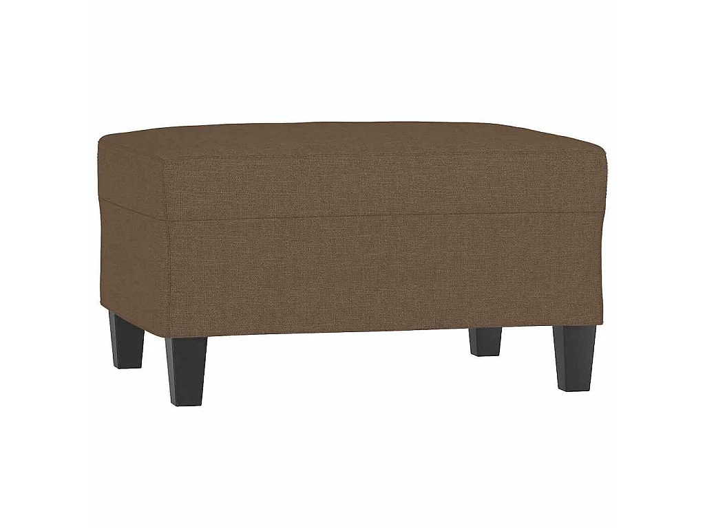 Repose-pied Marron 70x55x41 cm Tissu