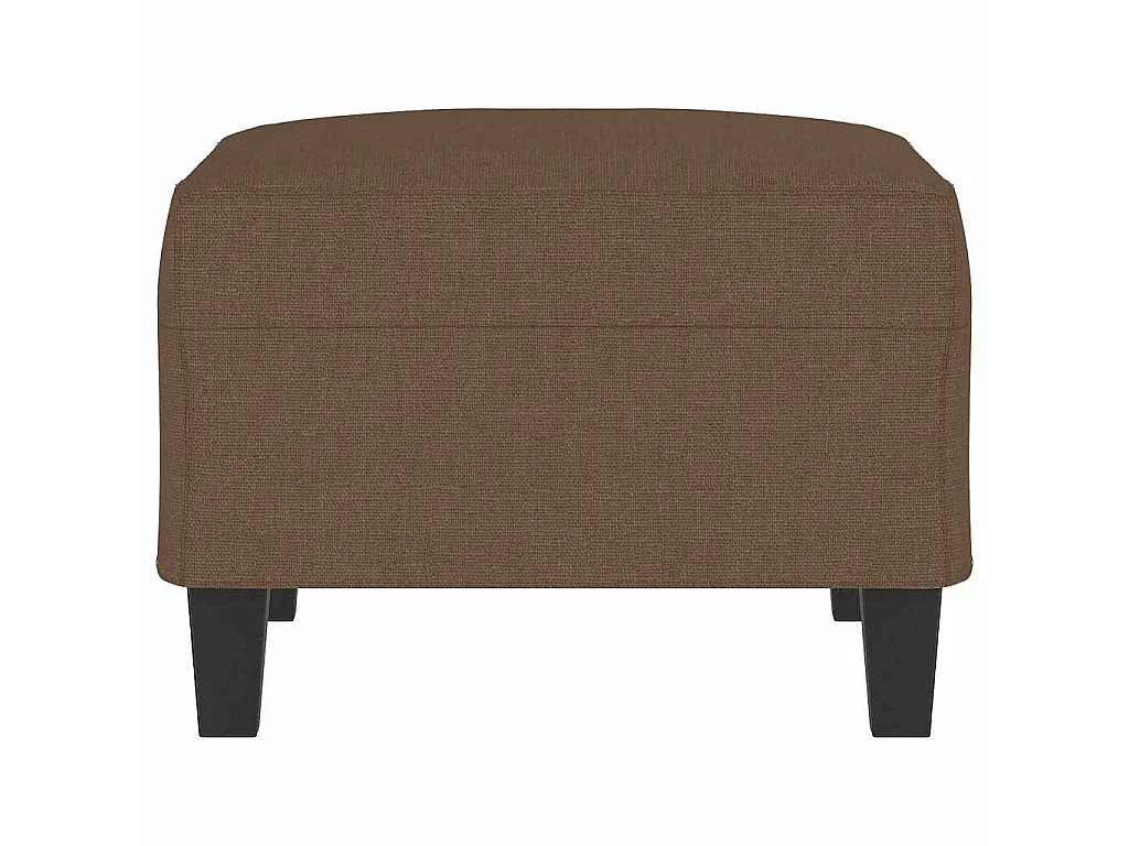 Repose-pied Marron 70x55x41 cm Tissu