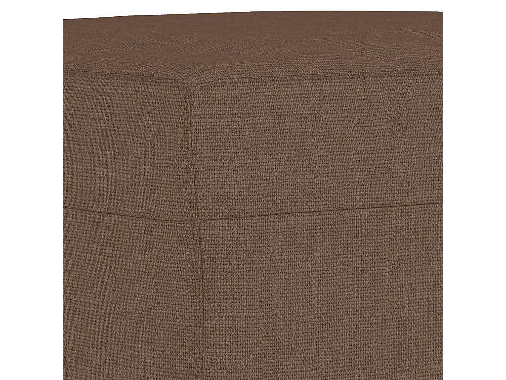 Repose-pied Marron 70x55x41 cm Tissu