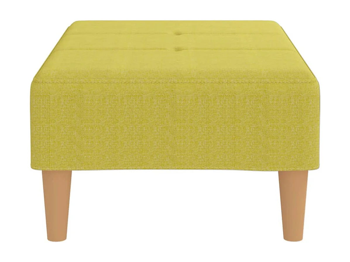 Repose-pied Vert 78x56x32 cm Tissu