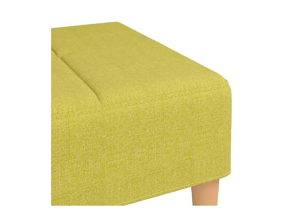 Repose-pied Vert 78x56x32 cm Tissu