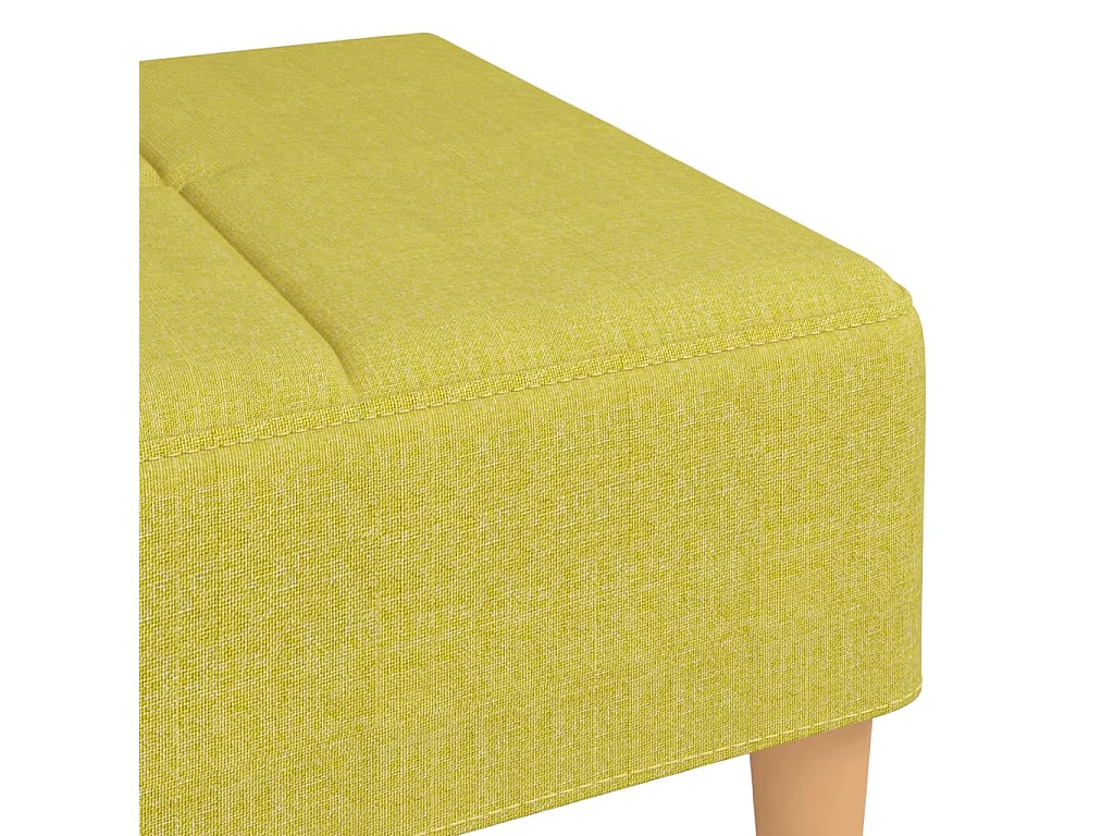 Apoio de pés 78x56x32 cm tecido verde