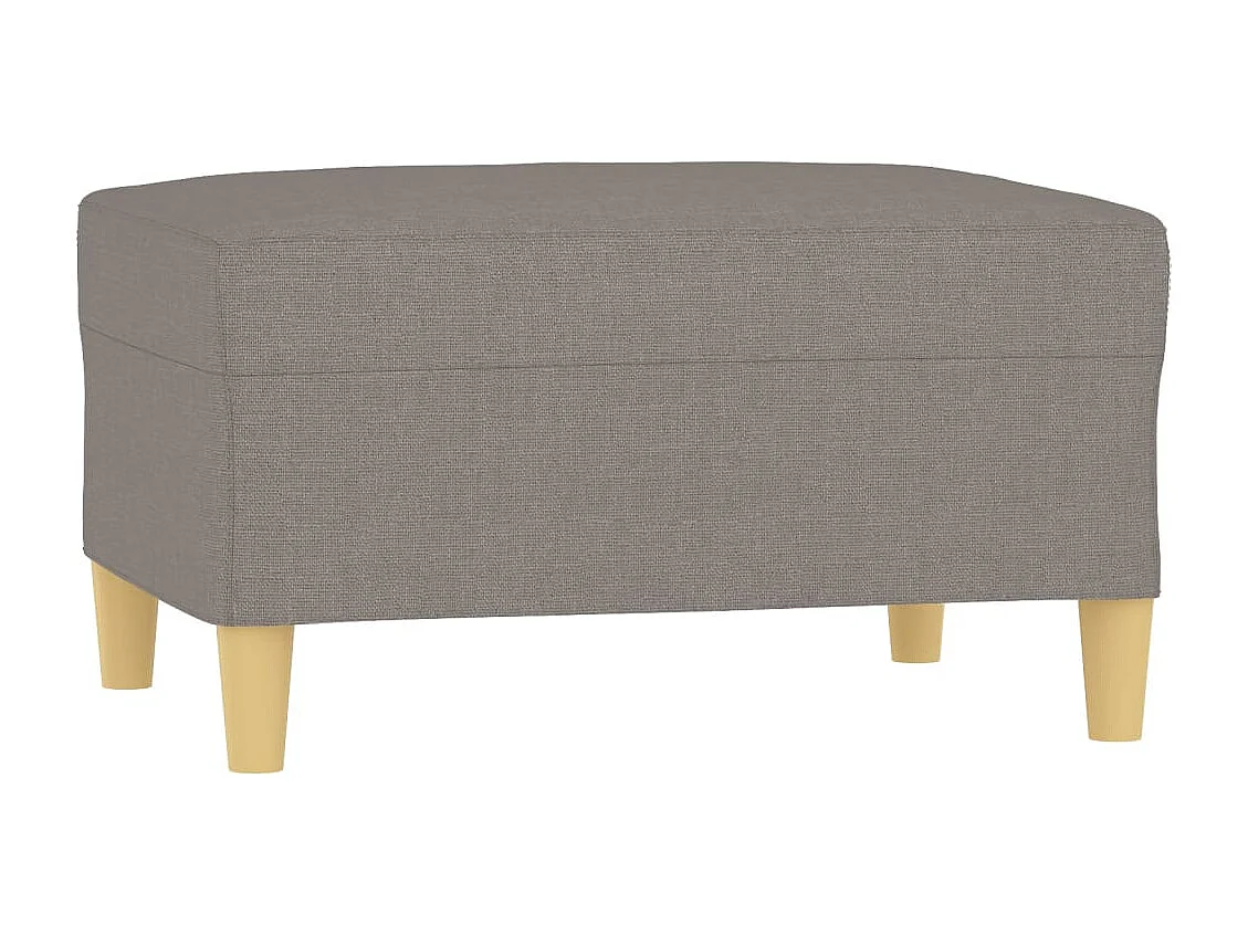 Repose-pied Taupe 70x55x41 cm Tissu