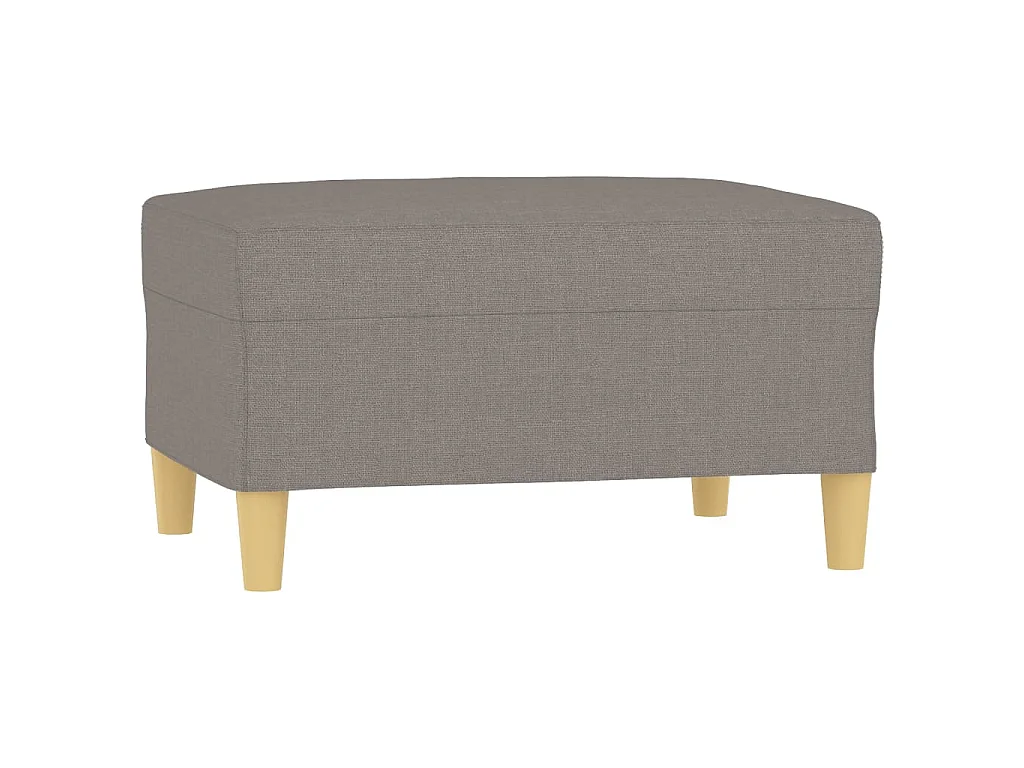 Repose-pied Taupe 70x55x41 cm Tissu