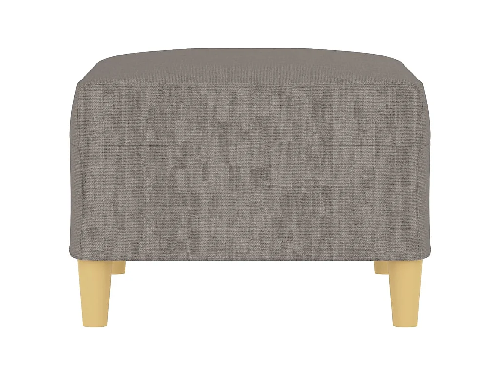 Repose-pied Taupe 70x55x41 cm Tissu