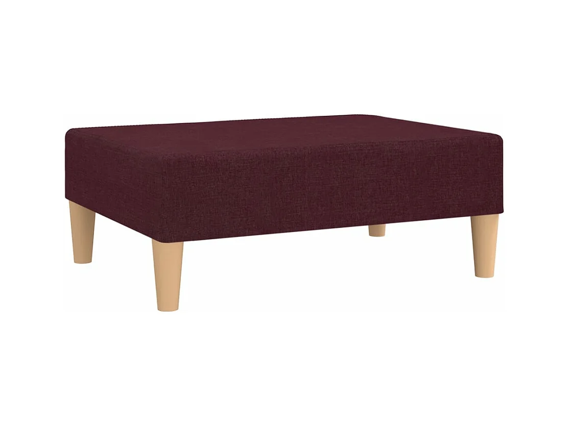Voetenbank 78x56x32 cm stof paars
