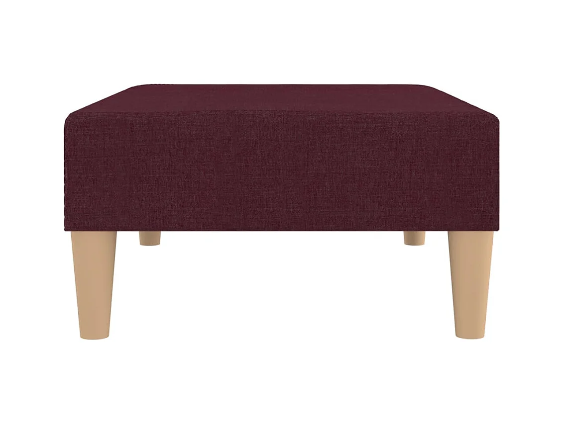 Voetenbank 78x56x32 cm stof paars