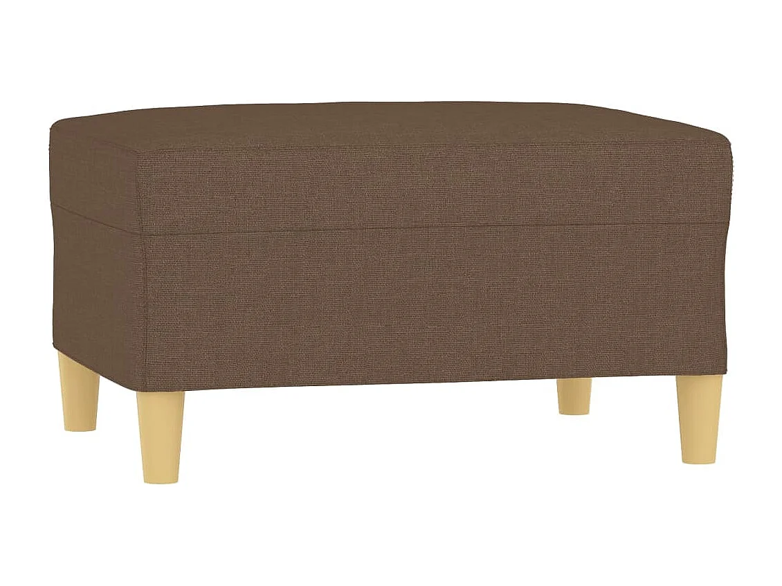 Repose-pied Marron 70x55x41 cm Tissu
