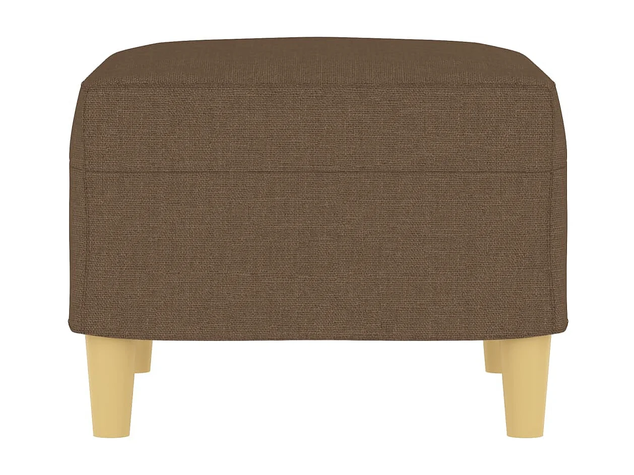 Repose-pied Marron 60x50x41 cm Tissu