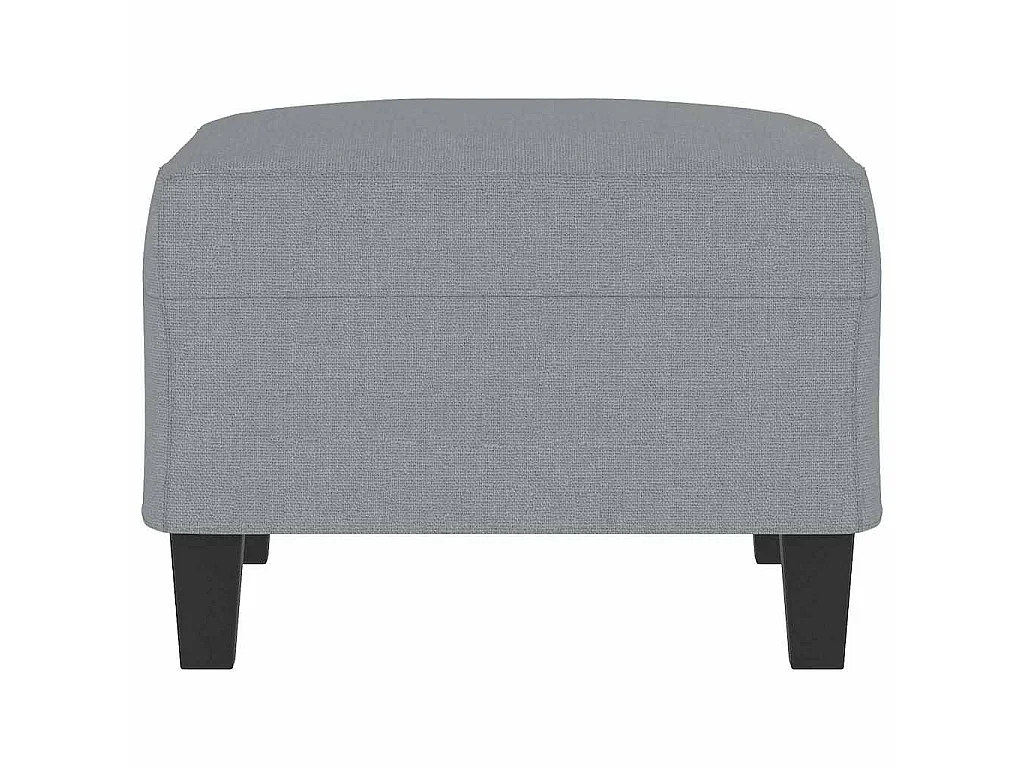 Repose-pied Gris clair 70x55x41 cm Tissu