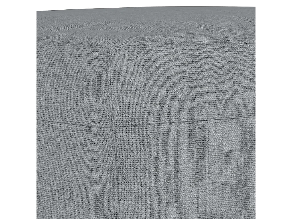 Repose-pied Gris clair 70x55x41 cm Tissu
