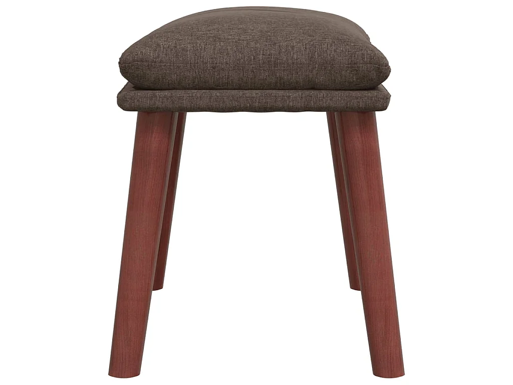 Repose-pied Taupe 45x29,5x35 cm Tissu