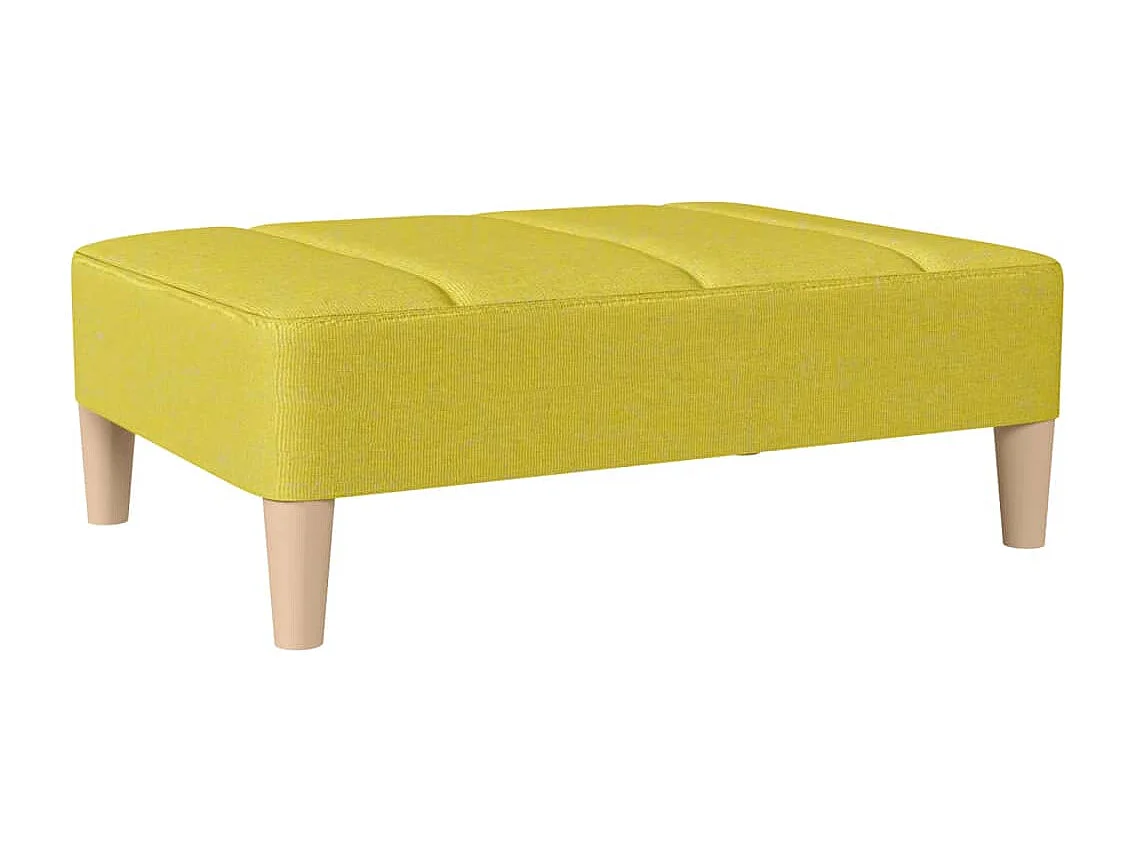 Apoio de pés 78x56x32 cm tecido verde