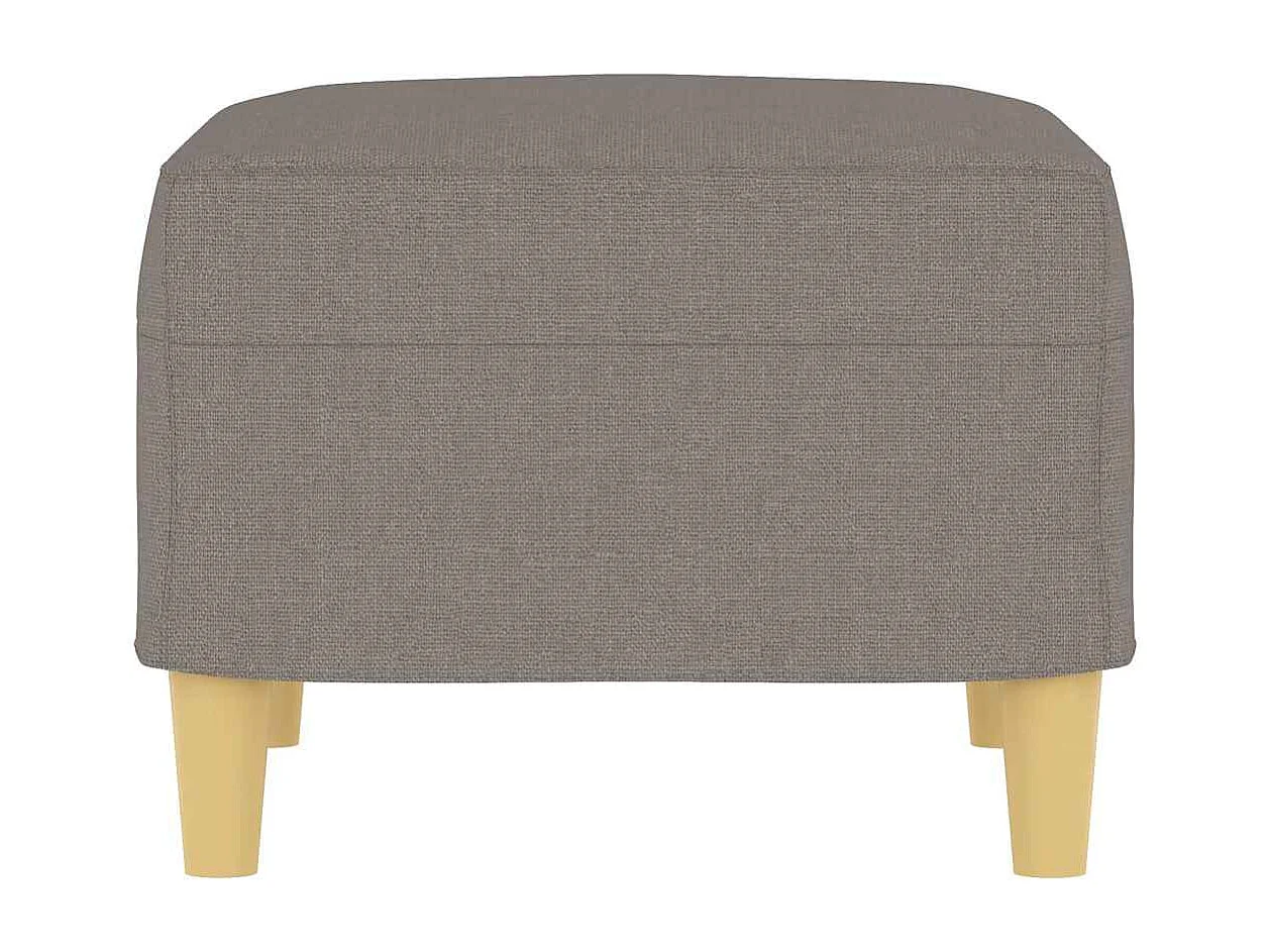 Repose-pied Taupe 60x50x41 cm Tissu