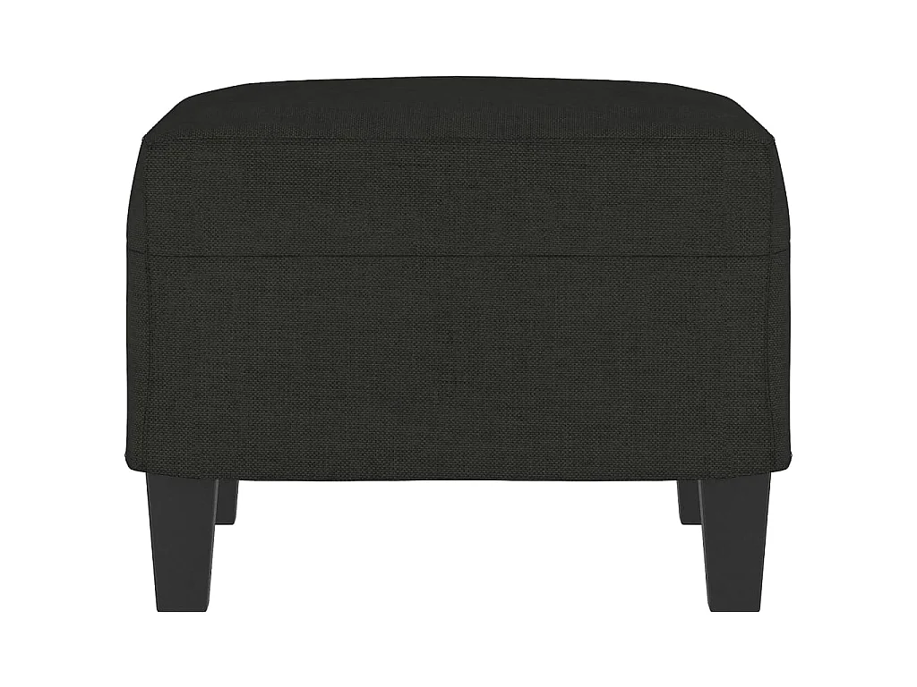 Repose-pied Noir 60x50x41 cm Tissu