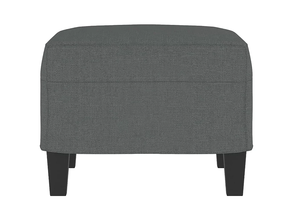 Repose-pied Gris foncé 60x50x41 cm Tissu