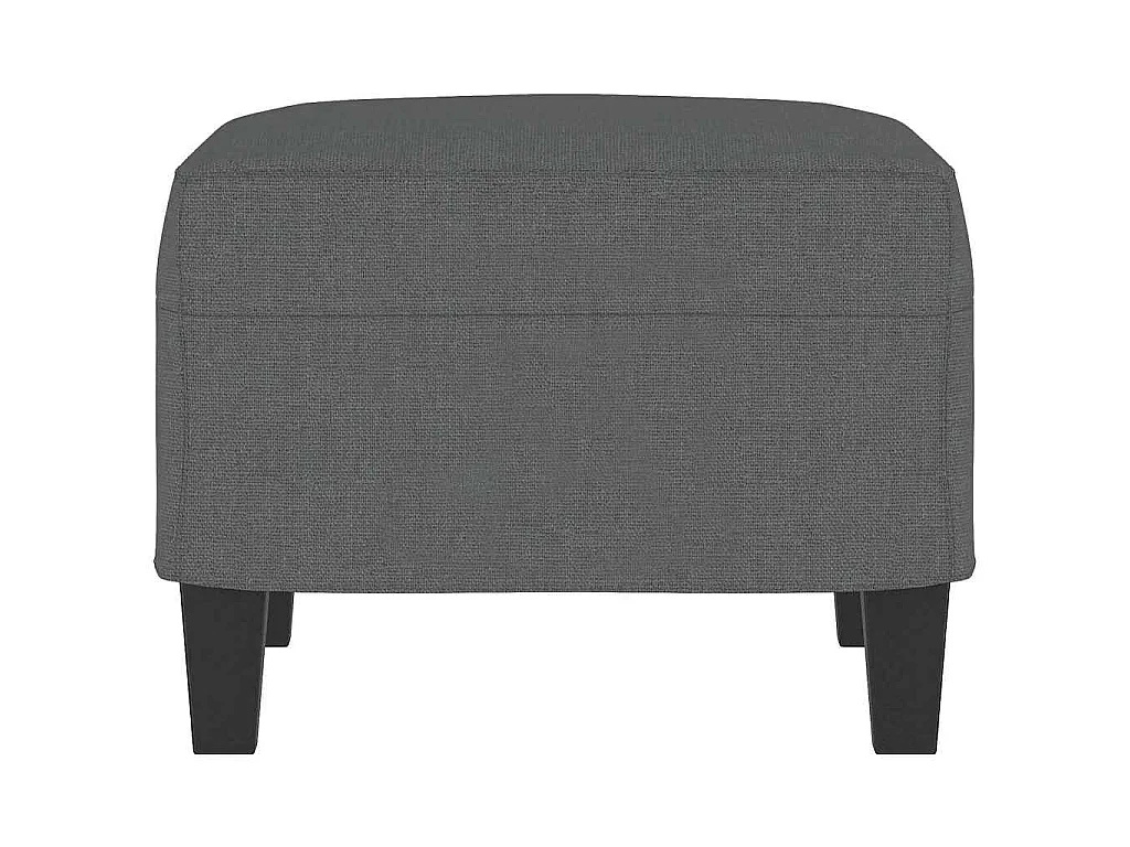 Repose-pied Gris foncé 60x50x41 cm Tissu