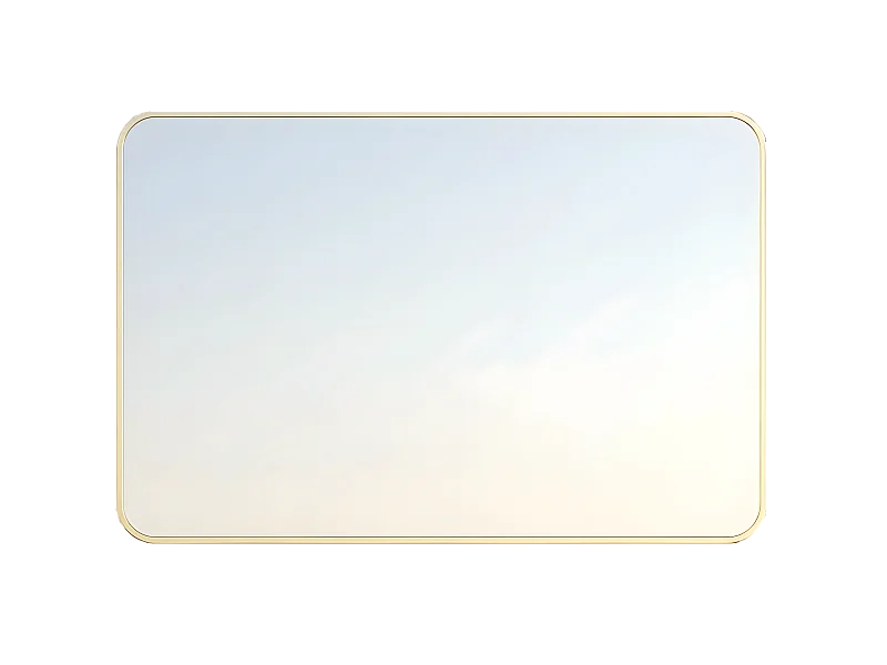 Musea Specchio 80x60 oro spazzolato Essebagno