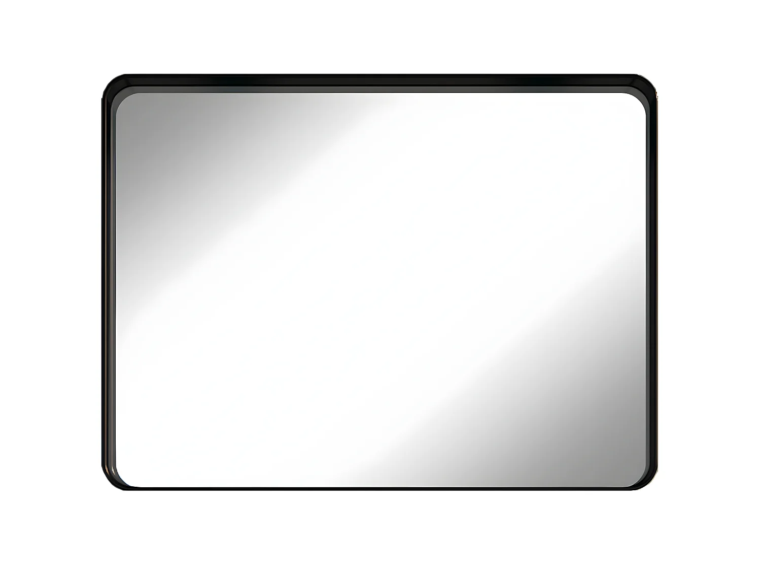 Indus Spiegel 80x60 mattschwarz Essebagno