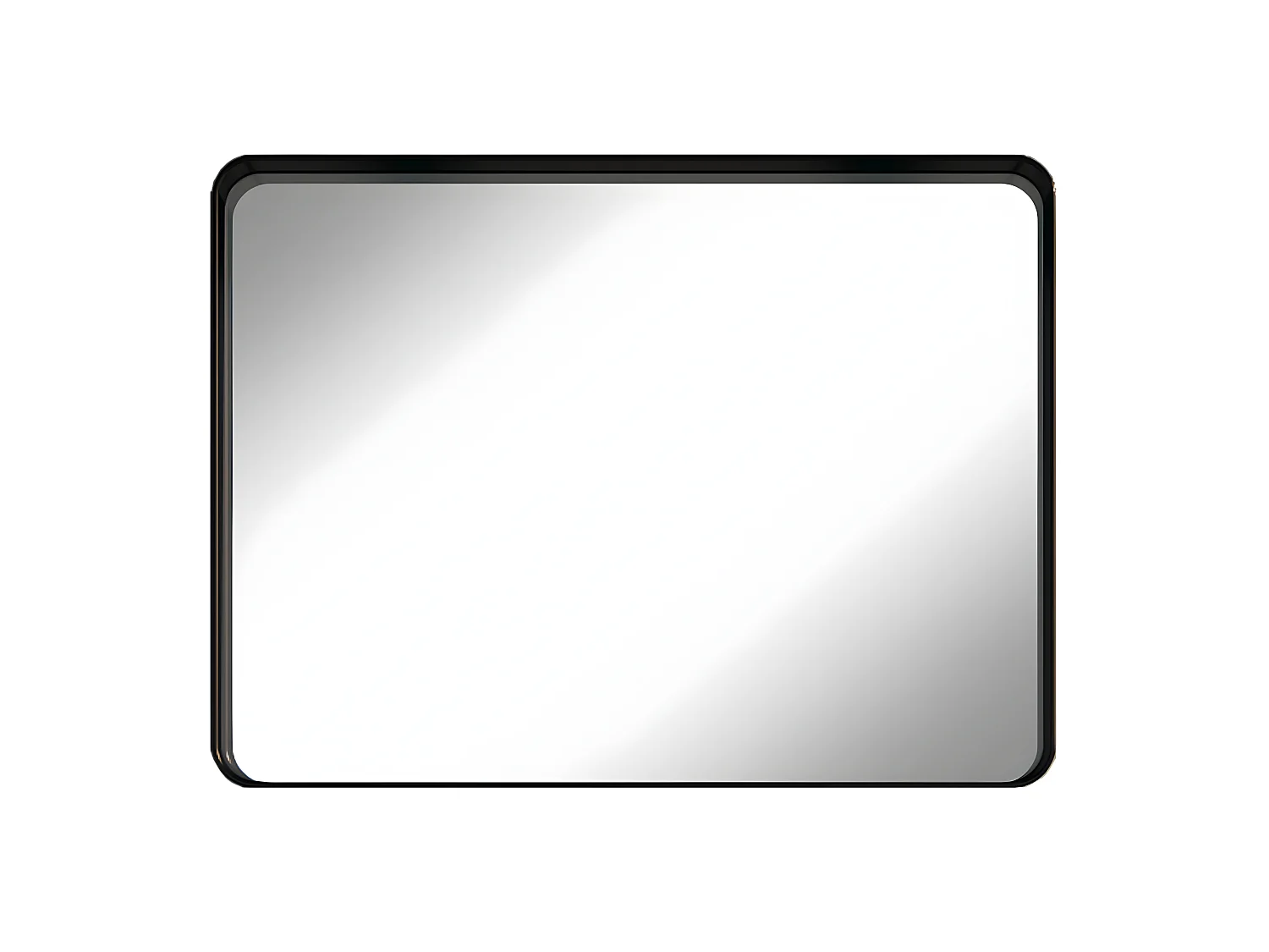 Indus miroir 80x60 noir mat - Essebagno