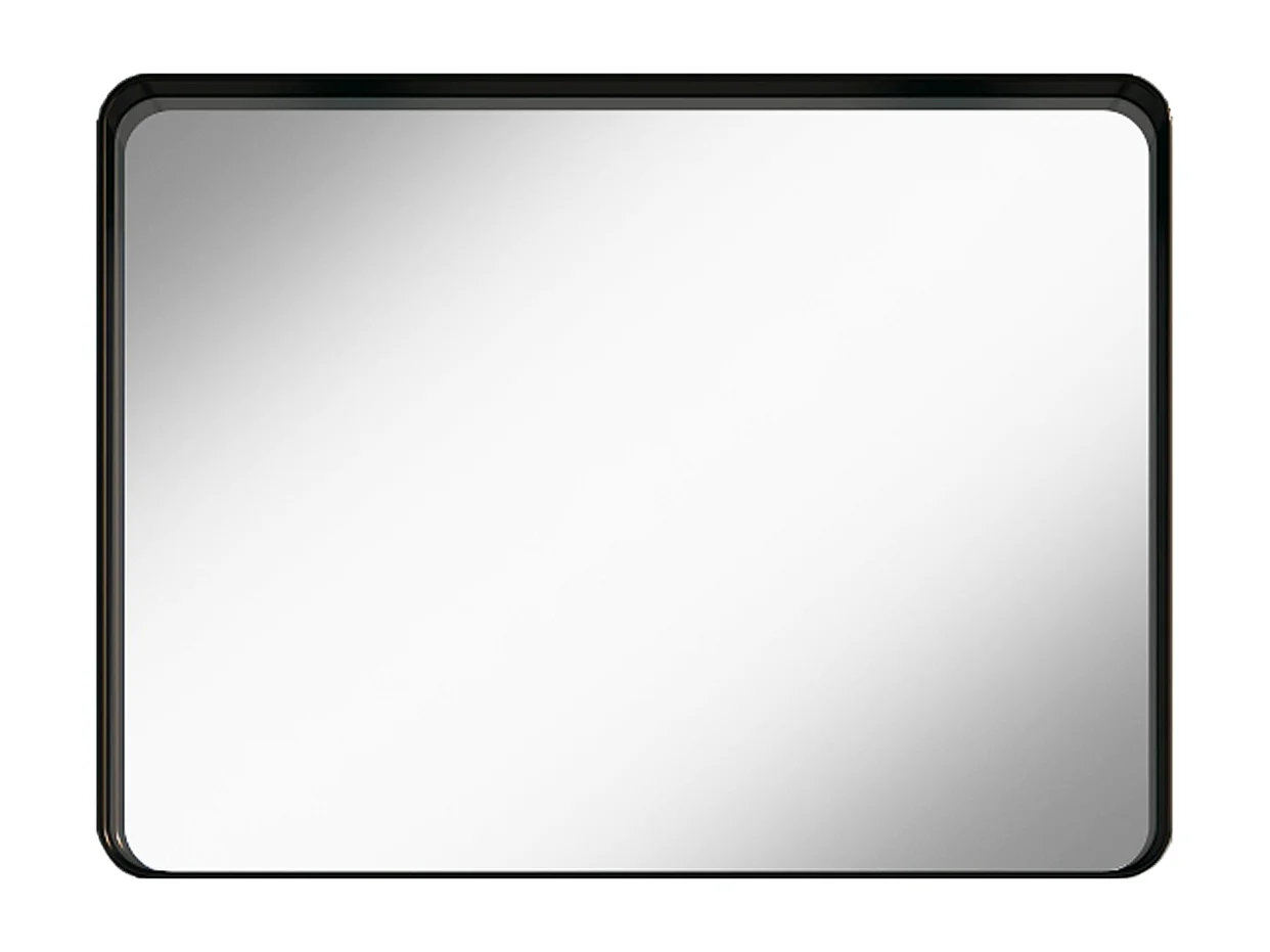 Indus Espelho 80x60 preto mate Essebagno