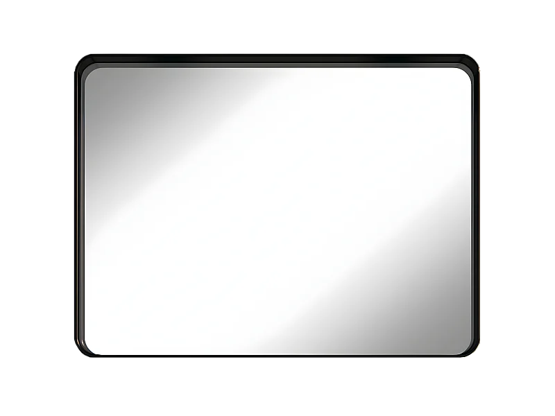 Indus Espejo 80x60 negro mate Essebagno