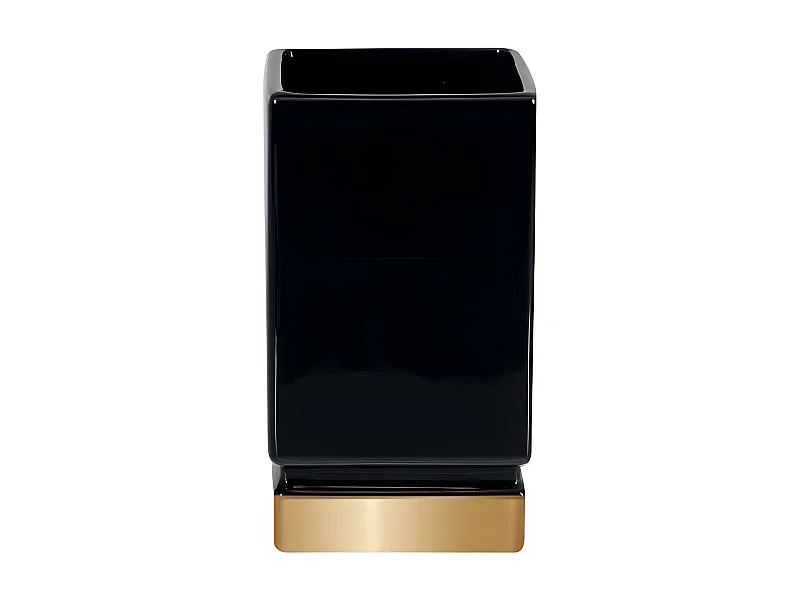 Gobelet Céramique ROMA Noir & Or Spirella