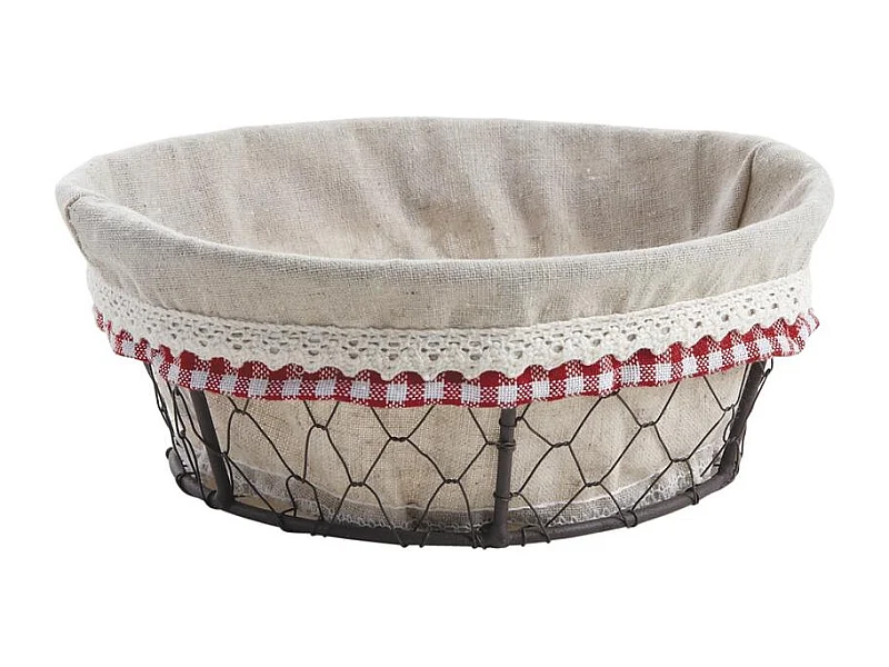 Corbeille en grillage vieilli Farmer Ø 20