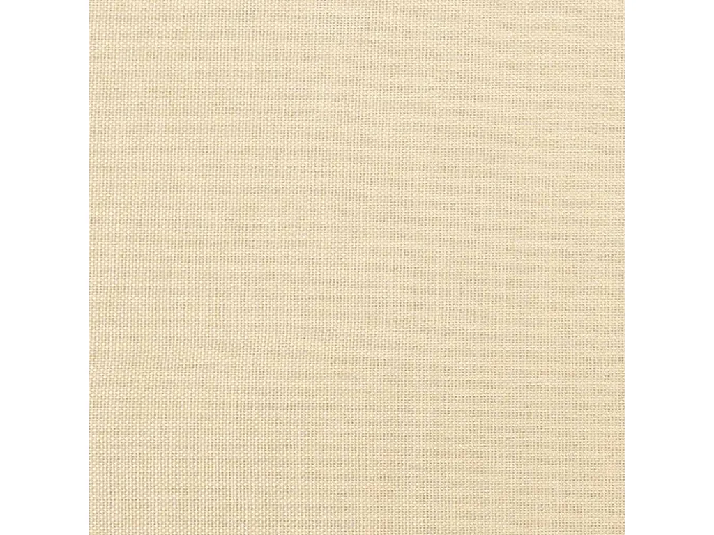 Repose-pied Crème 60x60x36 cm Tissu