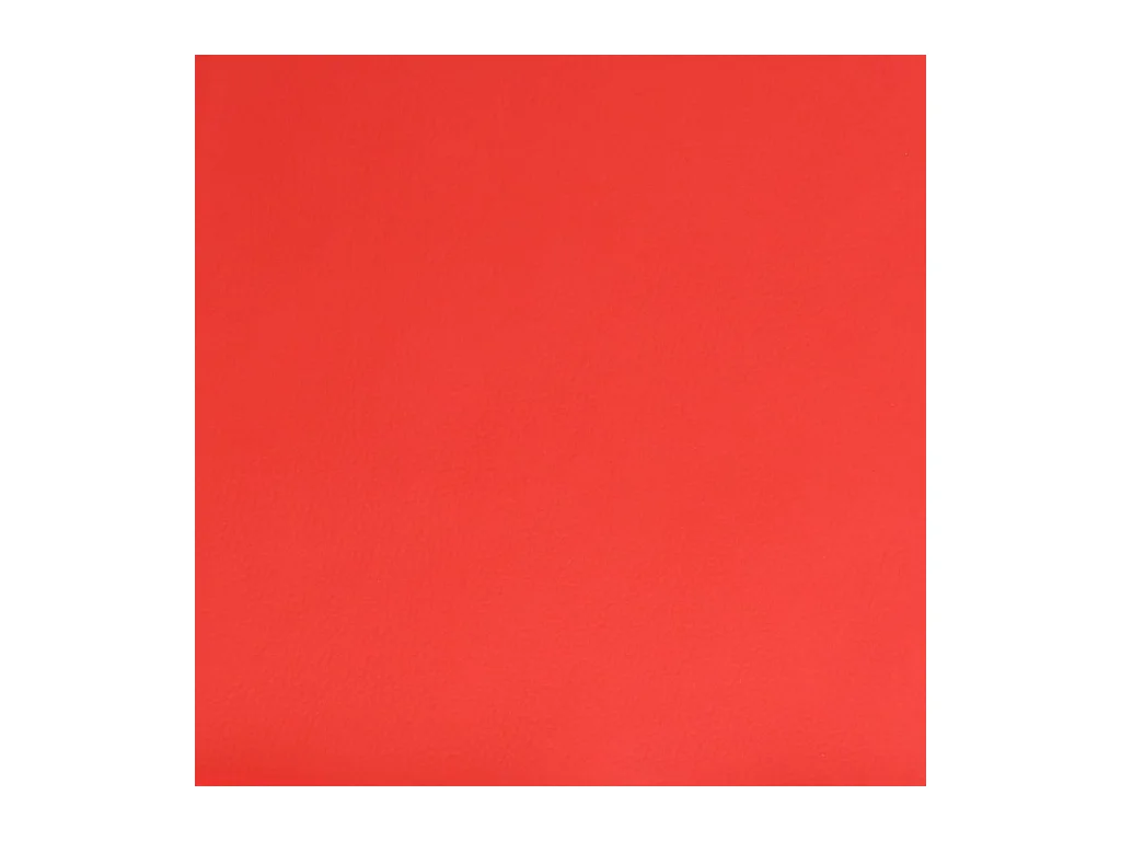 Voetenbank 60x60x36 cm kunstleer rood