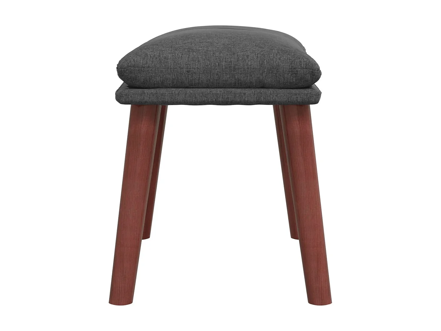 Fußhocker Dunkelgrau 45x29,5x35 cm Stoff