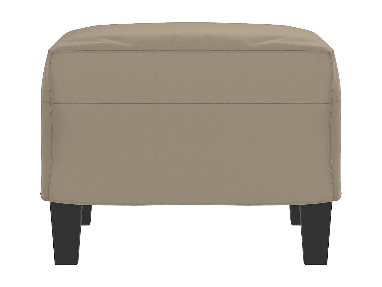 Repose-pied Taupe 60x50x41 cm Tissu microfibre