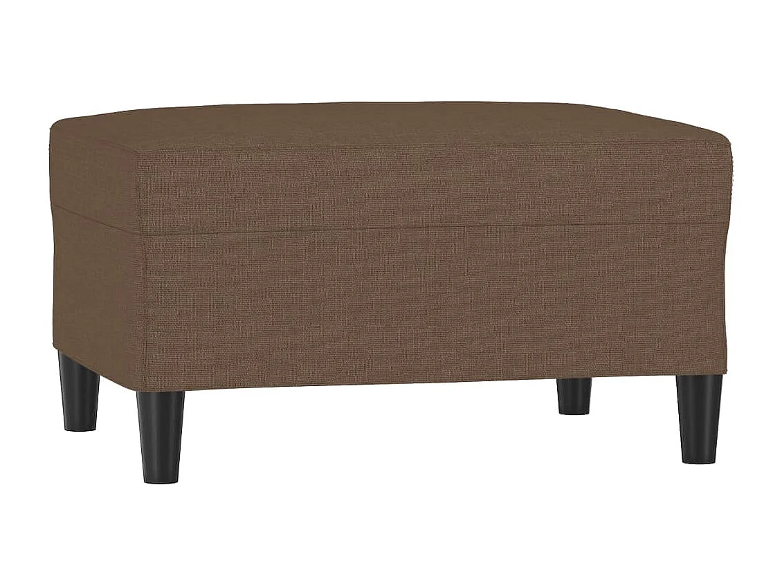 Repose-pied Marron 70x55x41 cm Tissu