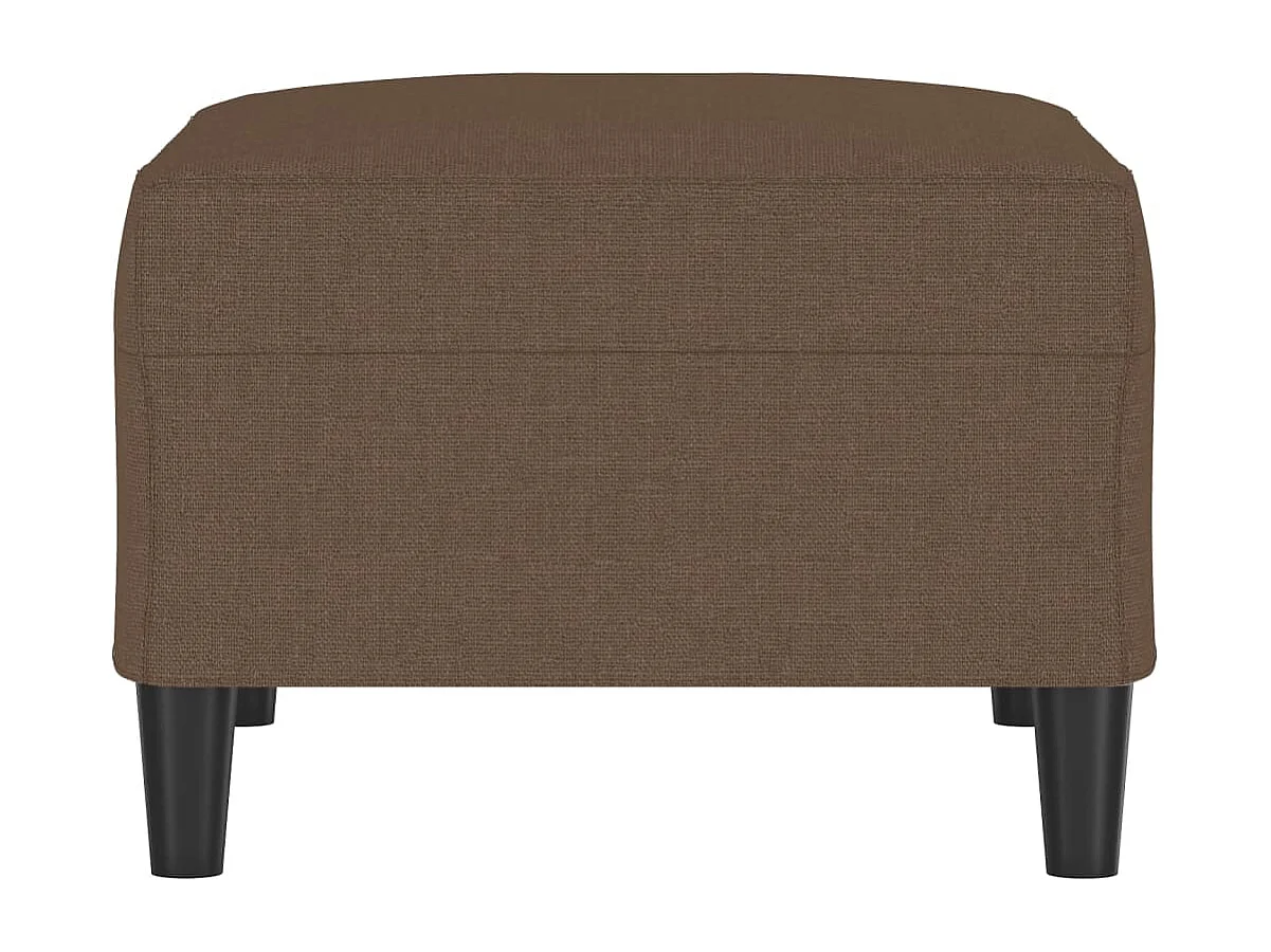 Repose-pied Marron 70x55x41 cm Tissu